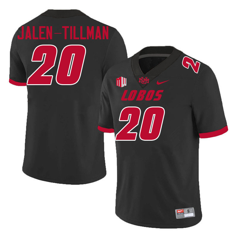 Ryan Jalen-Tillman UNM Lobos Jersey,New Mexico Lobos Football Jersey,Uniforms-Black